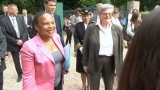 Christiane Taubira visite le service pnitentiaire d?insertion et de probation de Melun